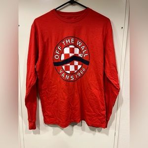 NEW W/TAG Vans Junior Girl or Boy Long Sleeve Shirt